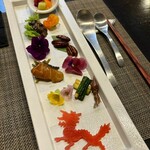 創作四川料理 廣明 - 彩り鮮やかな鳳凰 前菜盛り合わせ