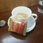 キッチン ブルー グローブ - 後半はミルクを入れます