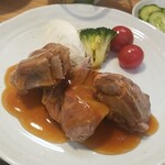 キッチン ブルー グローブ - 反対側から、ポシェは３つです