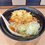 駅そば そば処中山道 - かき揚げそば470円