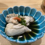 鮨　まつ本 - 生牡蠣ポン酢