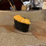 鮨　まつ本 - バフンウニ【軍艦】