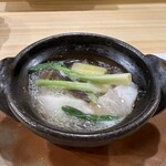 鮨　まつ本 - クエ鍋