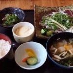 Sumiya Ippuu - 塩タタキ定食　1250円です。