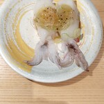 元祖寿司 - ヤリイカ姿ネギ塩だれ・４１８円
