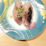 元祖寿司 - 〆さばネギ塩だれ・２２０円