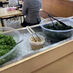 こがね製麺所 - 料理写真:自由な薬味達