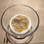 TTOAHISU - 淡路島の新玉のネギ
                                白子
                                昆布のジュレ