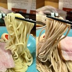 いかれたヌードル フィッシュトンズ - あいもり木桶醤油つけ麺