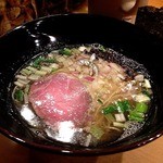 饗 くろ喜 - 塩煮干しそば800円