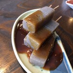手打そば・天ぷら いいだや - 味噌田楽　昔食べた様な懐かしいお味がしました