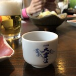 手打そば・天ぷら いいだや - 大雪渓　香り高い美味しい日本酒でした。冷でも燗でもいける