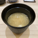 兄弟寿し - 味噌汁！