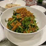 敦煌 - クレッソンにじゃこ。クレッソンに滑油を感じさせないのにこの軽さ。