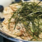 蕎麦とラー油で幸なった。 - 