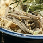蕎麦とラー油で幸なった。 - 