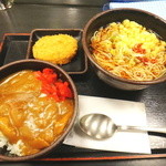 Yudetarou - 朝食セットＡとコロッケ
