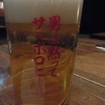 料理屋 三船 - 男は黙ってサッポロビール