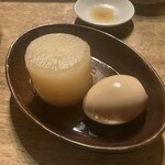 Oden Kushiage Omaki - おでん　大根と玉子