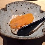 鮨 鴉巣 - 白子カラスミ乗せリゾット。