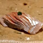 鮨 鴉巣 - あじ。