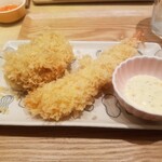 とんかつ成蔵 - メンチカツ、海老フライ