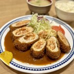 チキンディアブルB（チキンカツレツ3本）…1,350円＋ご飯セット…300円