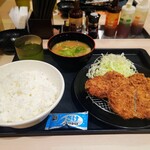 松のや - ヒレかつ定食豚汁セット(ライス大盛) 950円