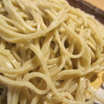 古菅 - やや細めに打たれた蕎麦。