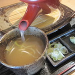 古菅 - 「そば湯」も・・・完食。