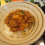 銀座 天一 - 小かき揚げ天丼