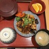 Sachi Fukuya - 鶏の唐揚香味ダレ定食¥1220内