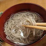 蕎麦おさめ - あつもりを手繰る