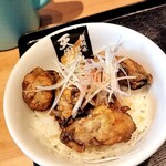 超純水採麺 天国屋 - 牡蠣ソテー丼