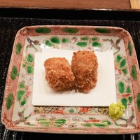 鎌倉 北じま - えび芋のばちこ入りおかき揚げ