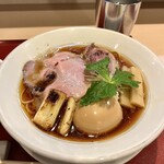 燃えよ麺助 - 味玉紀州鴨そば