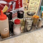 垂水飯店 - 卓上調味料