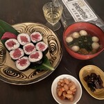 Shunsento Retate Ichiba - 疲れた日は買ってきたお寿司で望月らしく丸だらけの晩御飯