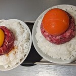 京都焼肉 enen - ユッケ食べ比べ　1980円