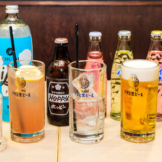 Retro! A wide range of popular drinks at popular bars! Alcohol is cheap and delicious ◎