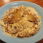 のだや餅舗 - 「あべ川餅４個」アップ　　実は、私、お餅系では、安倍川チャンが一番好きなんです。