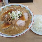 Ra-Menno Tosaya - 背脂ラーメン 900円 大盛 200円 ネギ 150円