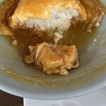 中華飯店憩松苑 - 唐揚げを餡に浸す！　　