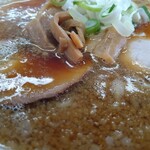 Ra-Menno Tosaya - 背脂ラーメン 900円 大盛 200円 ネギ 150円