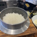 とんかつ 蒼樹 - 釜炊きご飯