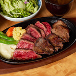 Cow tongue & Japanese black beef lean set (160g)