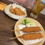 Sembero Genki - 串カツと揚げ餃子とビール