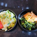 Taiyou - セットのサラダとナムル