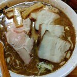 麺 高はし - 半ミックス肉麺950円