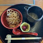 Inohana Tei - カフェタイムのお茶漬け。